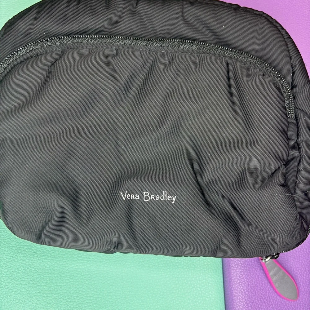 Vera Bradley Women's Midtown‎ Cosmetic, Performance Twill Bag Black